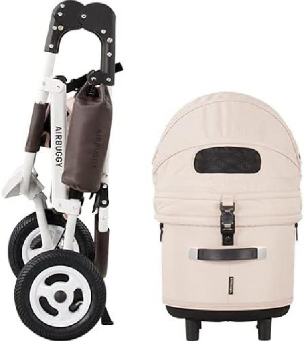 에어버기 돔3 블러썸 레귤러 대형견 중형견 강아지 고양이 접이식 브레이크 모델 개모차