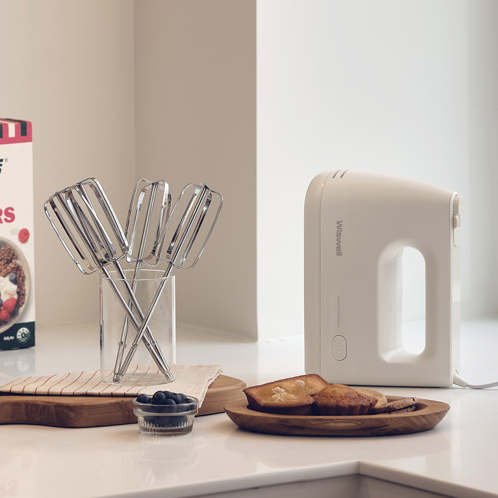 위즈웰 인헨스 휘핑기 핸드믹서 베이킹 거품기 머랭 믹싱 기계 전동 가정용