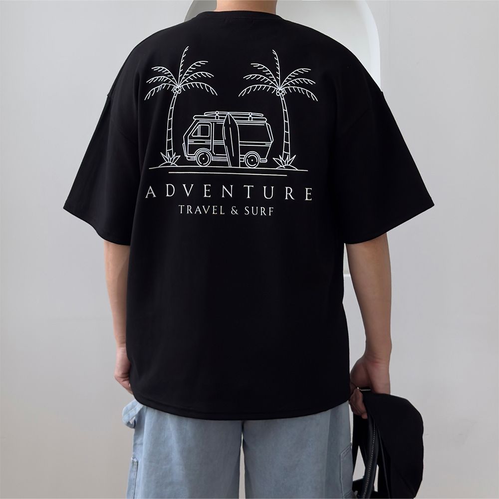 남자박스티 남자프린팅반팔 쿨티셔츠 - 상세 이미지 3