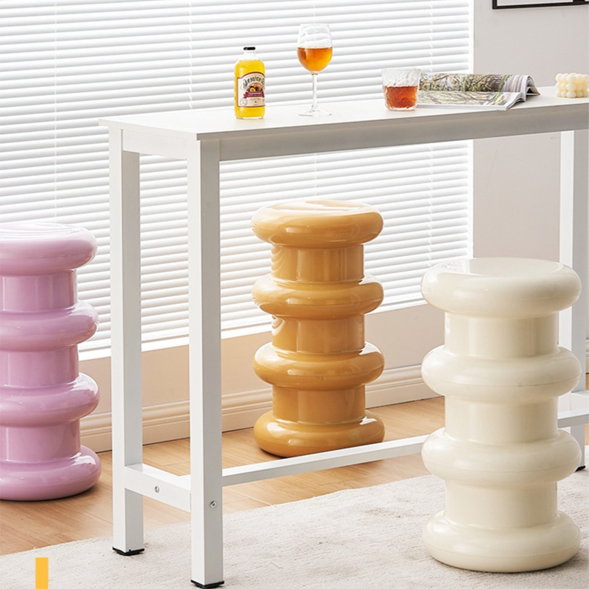 필라스트로 화장대 소파 보조 스툴 의자 카 르텔 3단