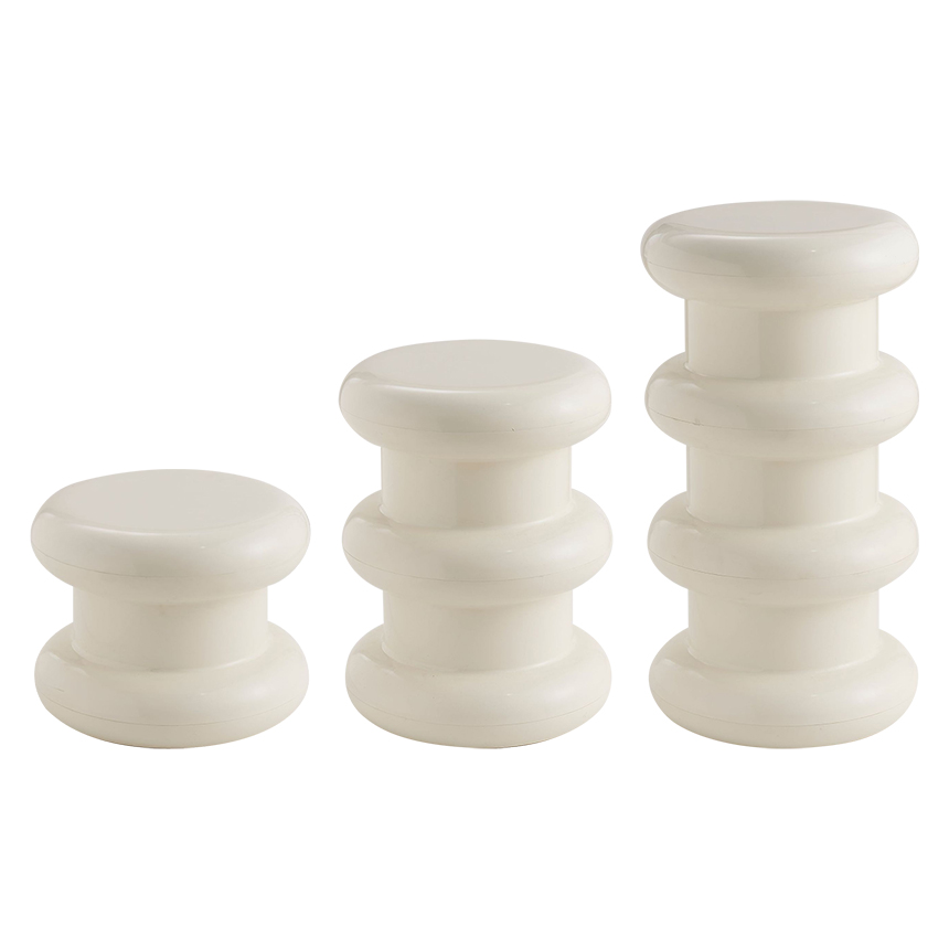 필라스트로 화장대 소파 보조 스툴 의자 카 르텔 3단