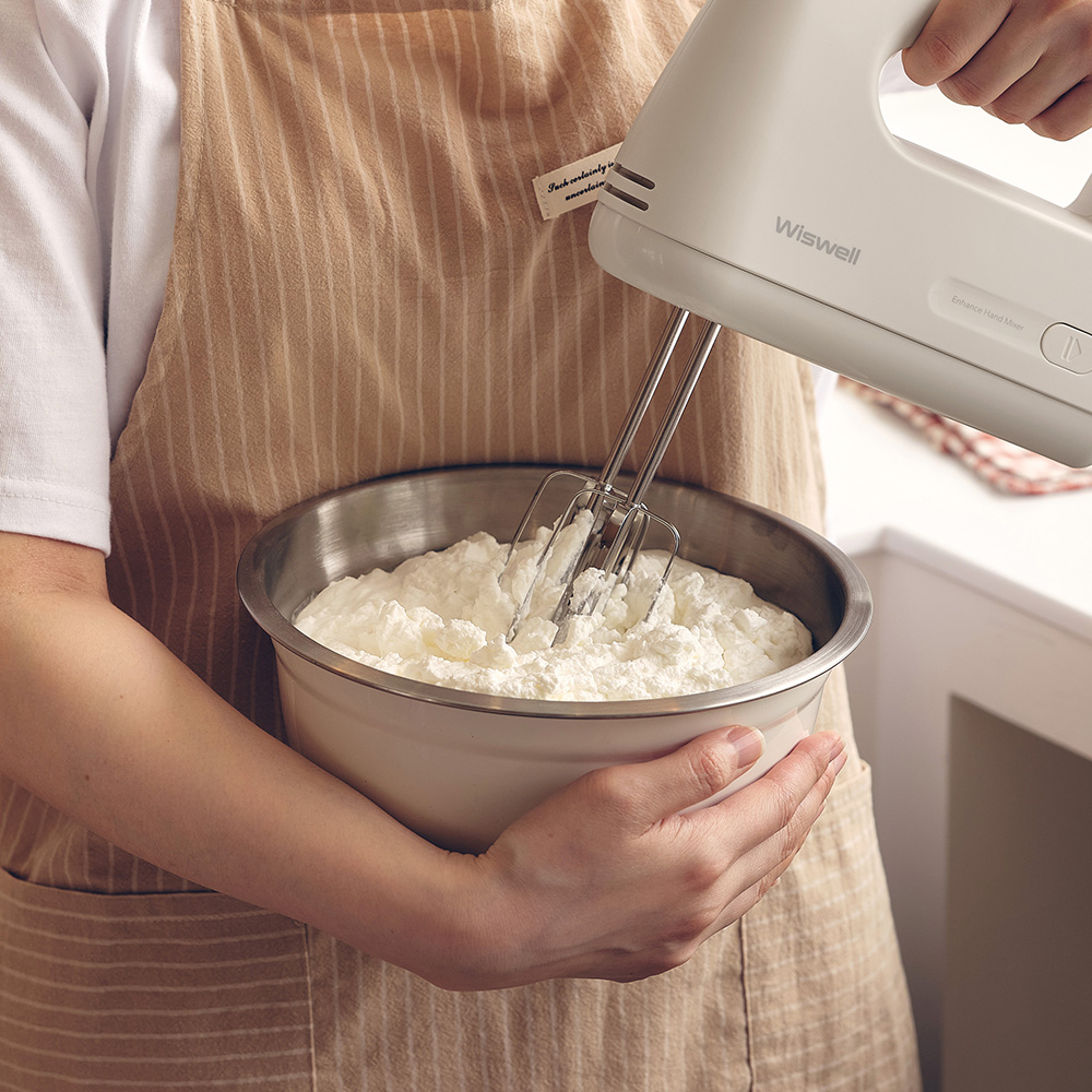 위즈웰 인헨스 휘핑기 핸드믹서 베이킹 거품기 머랭 믹싱 기계 전동 가정용