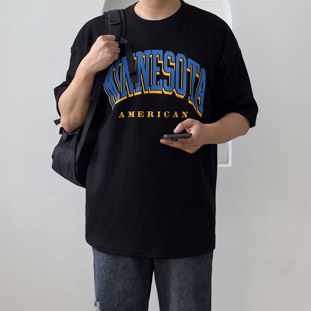 쿨티셔츠 남자박스티 남자프린팅반팔 - 상세 이미지 5