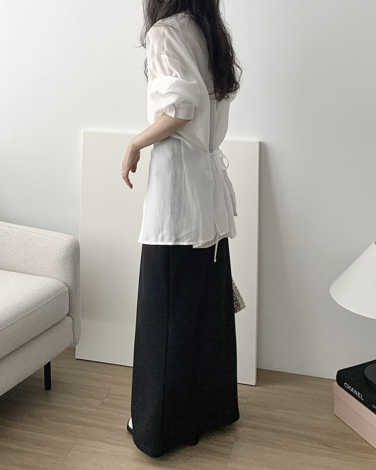 [일부당일] 썸머 져지 스커트 맥시 H라인 롱치마 웨어링무드 (3c) 이미지 2