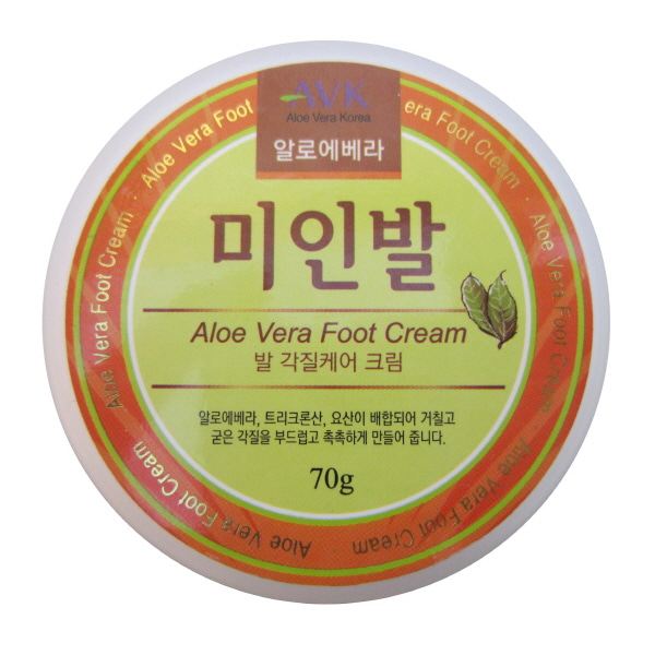 미인발크림 발뒤꿈치케어 갈라짐 각질제거 보습크림 라벤더 70g - 상세 이미지 2