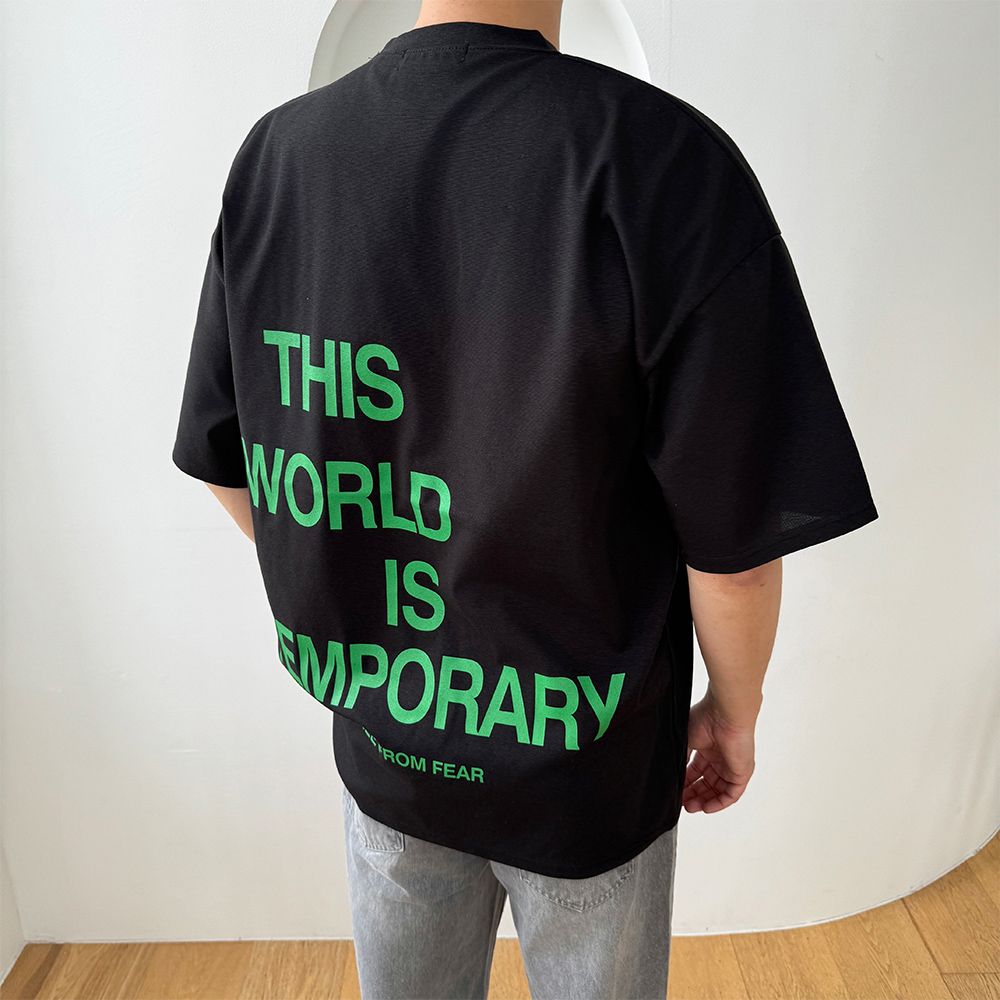 남자프린팅반팔 남자박스티 쿨티셔츠 - 상세 이미지 4