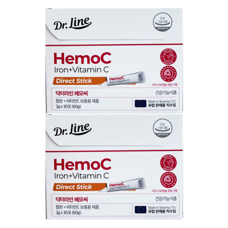 닥터라인 헤모씨 다이렉트 2g x 30포 2개
