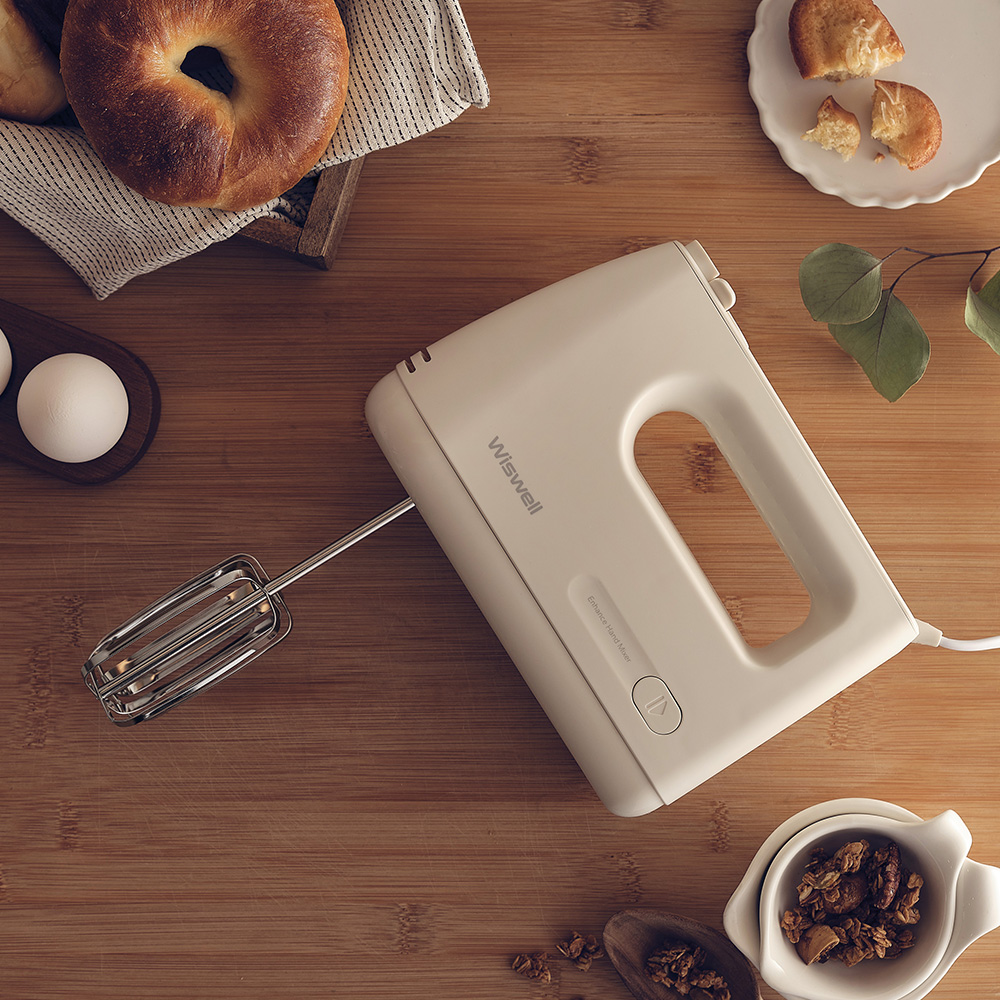 위즈웰 인헨스 휘핑기 핸드믹서 베이킹 거품기 머랭 믹싱 기계 전동 가정용