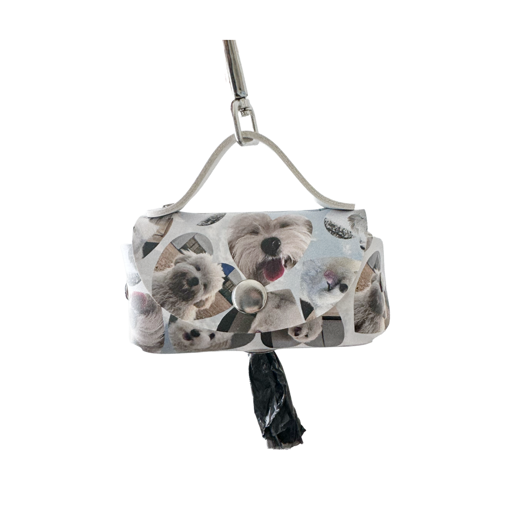 강아지 주문 제작 배변 똥츄 케이스 풉백 pu 파우치