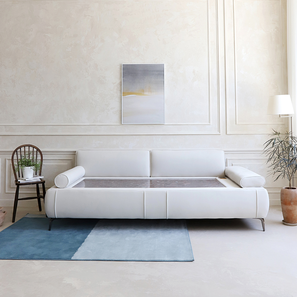 미카 3인용 패브릭 인테리어 돌쇼파 온열 온돌 소파베드 돌침대 CL513