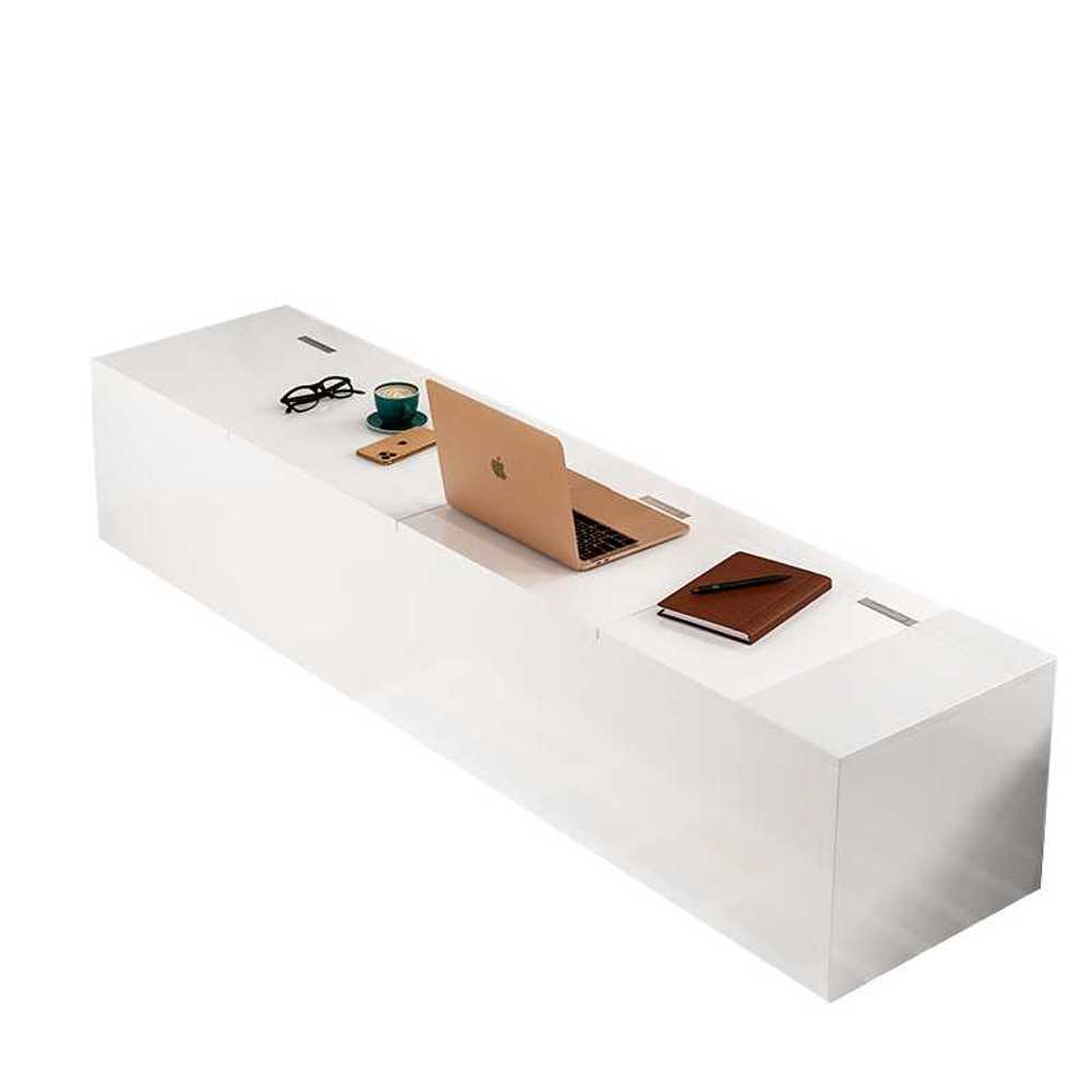 침대옆 틈새장 폭 25cm 서랍형 침실 수납공간 머리맡 2도어 2칸 100-25-40 - 상세 이미지 5
