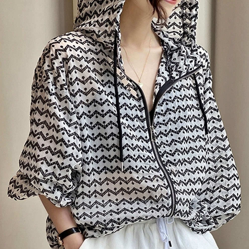 자외선 햇빛 차단 점퍼 얇은 여성 여름 야상 가벼운 바람막이