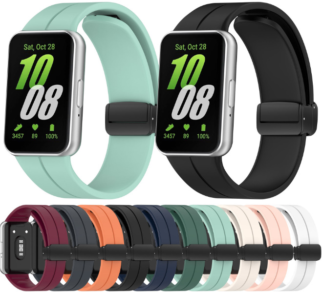 갤럭시핏3스트랩 마그네틱 실리콘 호환