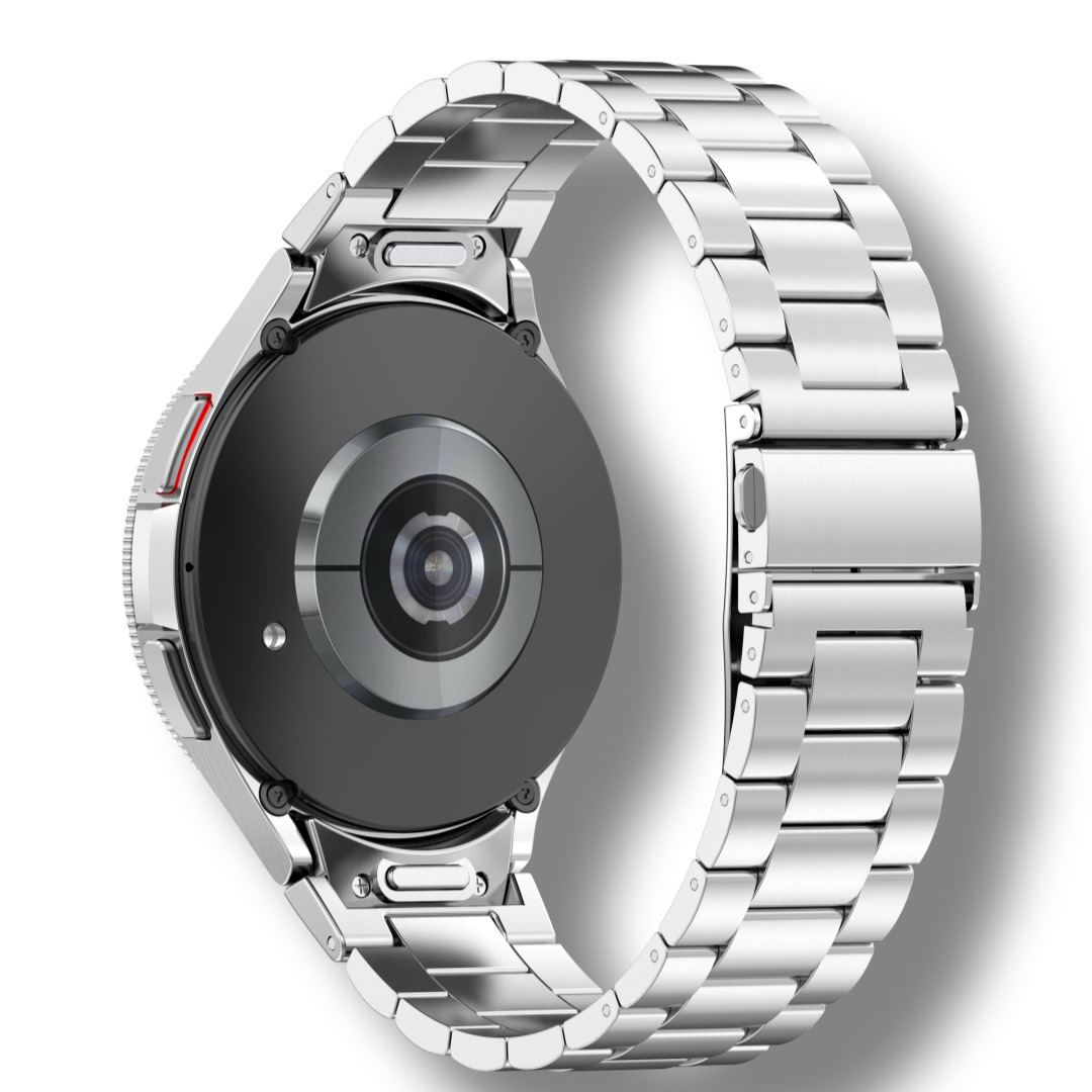 갤럭시워치 7 6 스트랩 메탈 밴드 강화유리 하드 케이스 3종 세트 - 상세 이미지 4