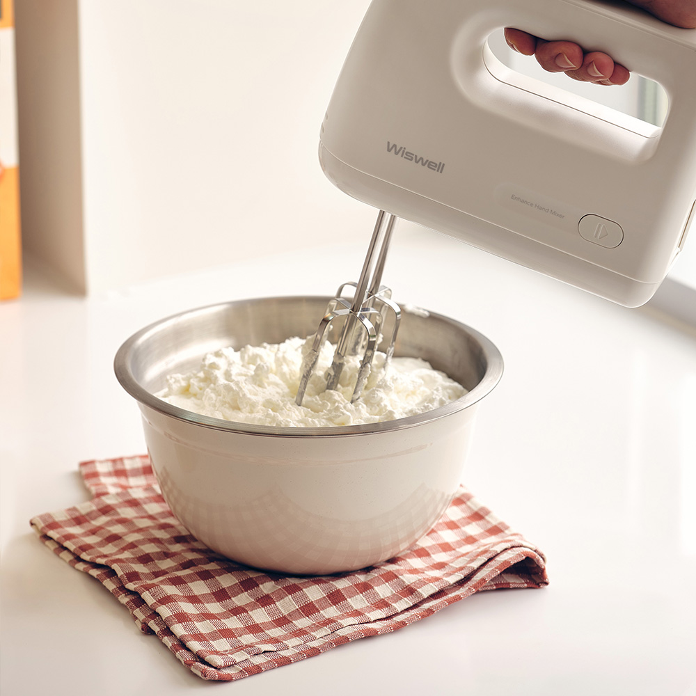 위즈웰 인헨스 휘핑기 핸드믹서 베이킹 거품기 머랭 믹싱 기계 전동 가정용