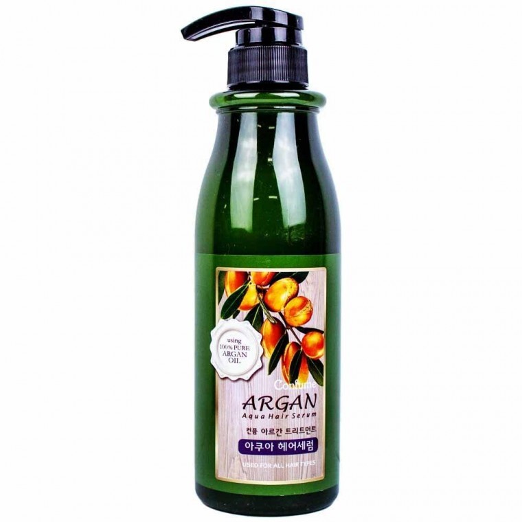 과일나라 컨퓸 아르간 트리트먼트 아쿠아 헤어세럼 500ml 두발영양 로션 오일 에센스 : 삼이일최 가게