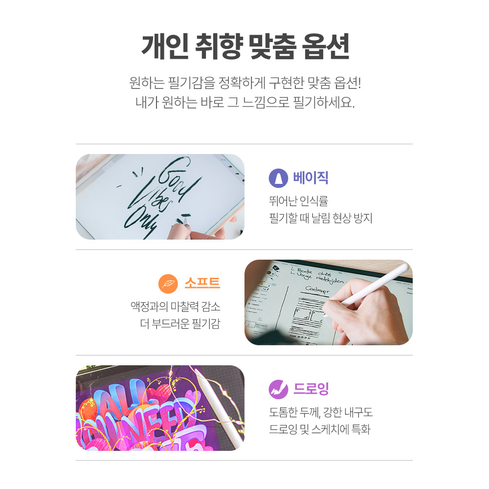 랩씨 애플펜슬 펜촉 프로 2세대 1세대 USB-C 호환 팁 커버 보호 캡 - 상세 이미지 5