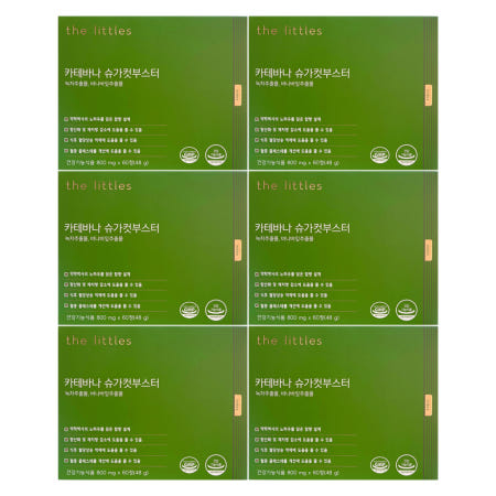더리틀스 카테바나 슈가컷부스터 800mg x 60정 6개