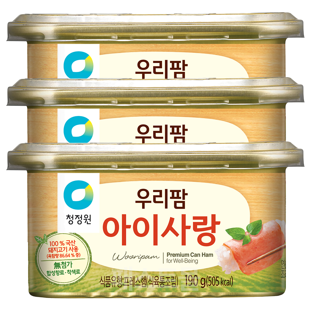 청정원 우리팜 아이사랑 190g, 3개 : 패스트몰 스토어