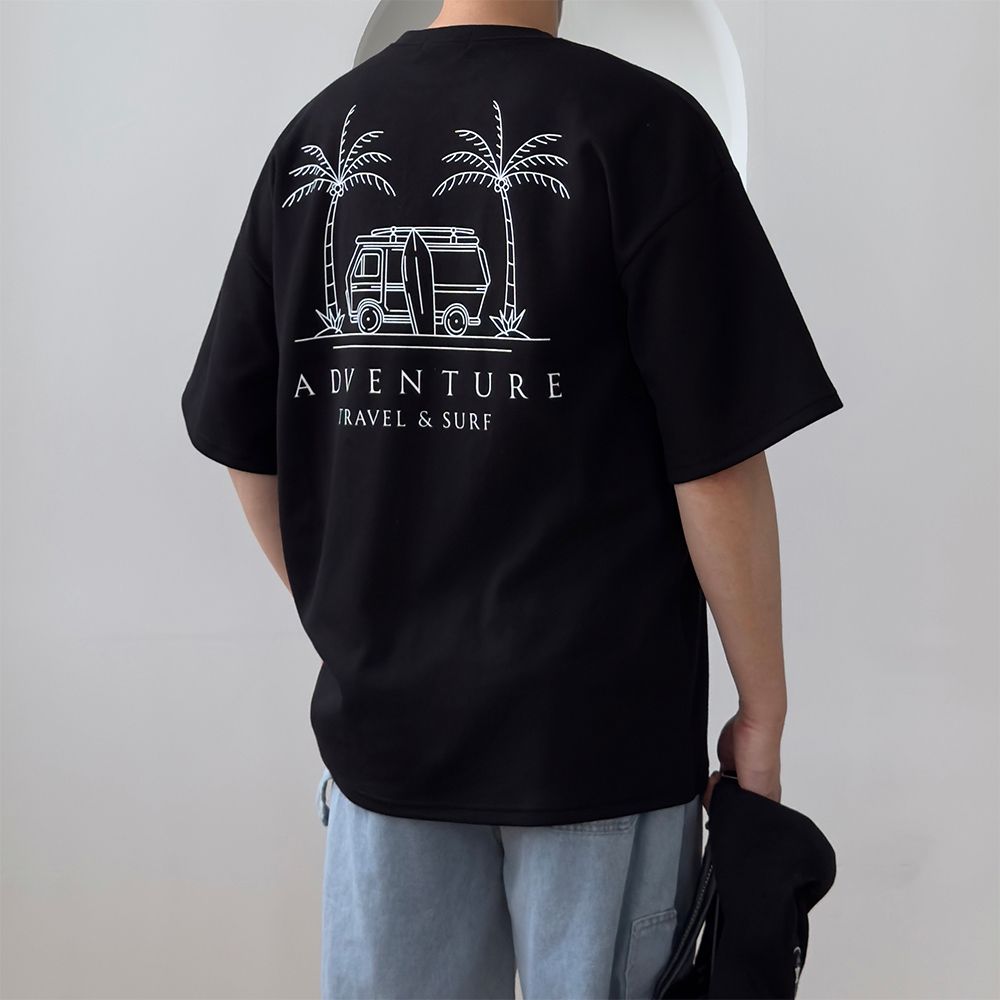 남자박스티 남자프린팅반팔 쿨티셔츠 - 상세 이미지 4