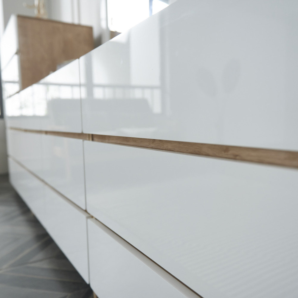 2단 고무나무 1500tv장 높은 tv다이서랍장 티브다이 모던티비다이