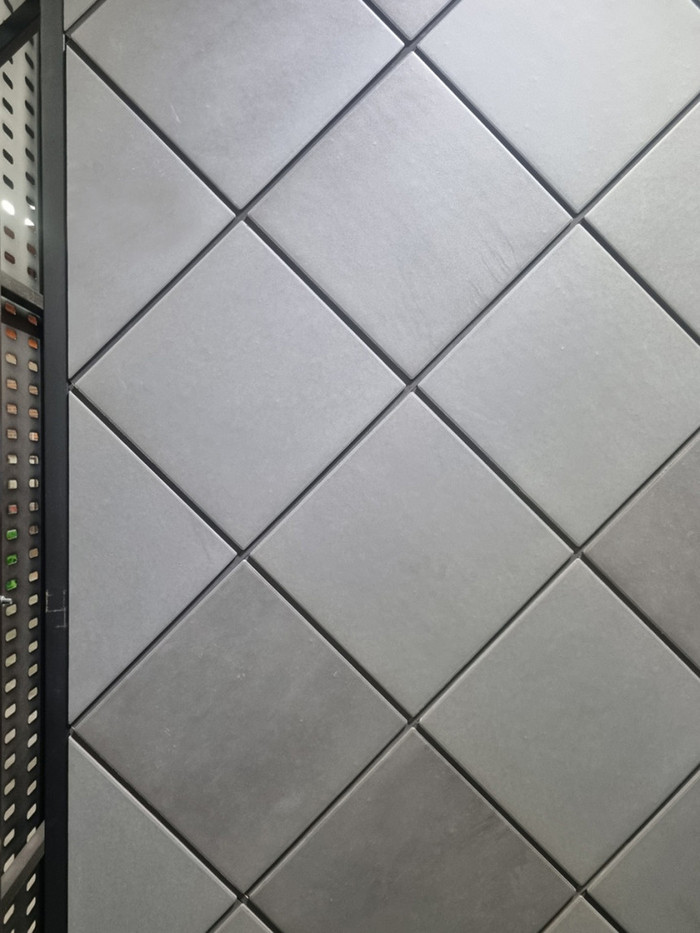 테라코타타일 300x300x11T 그레이 외벽 바닥타일 / 하다건재 점토타일