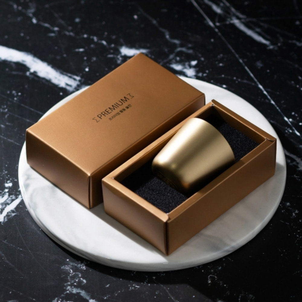 술잔 국산 무광 황동 캠핑 소주잔