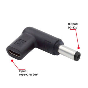 C타입 to 12V DC 노트북 변환 젠더 컨버터 외경 5.5mm 내경 ... 개봉기 | 실사용 후기 - 상품 이미지 3