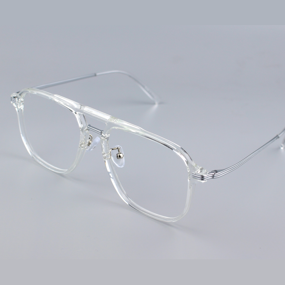 투명 투브릿지안경 보잉 뿔테안경 블루라이트차단 변색렌즈 대두 잠자리 가벼운안경테