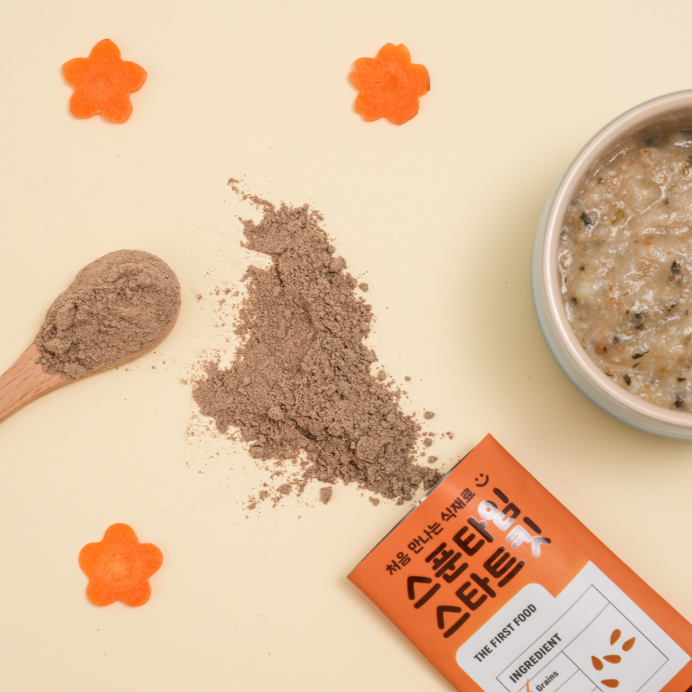 [10종 알러지 테스트] 스푼타임 아기 중기 초기 큐브 이유식 토핑 가루 알레르기 도입 시스템 밀키트 스타트킷