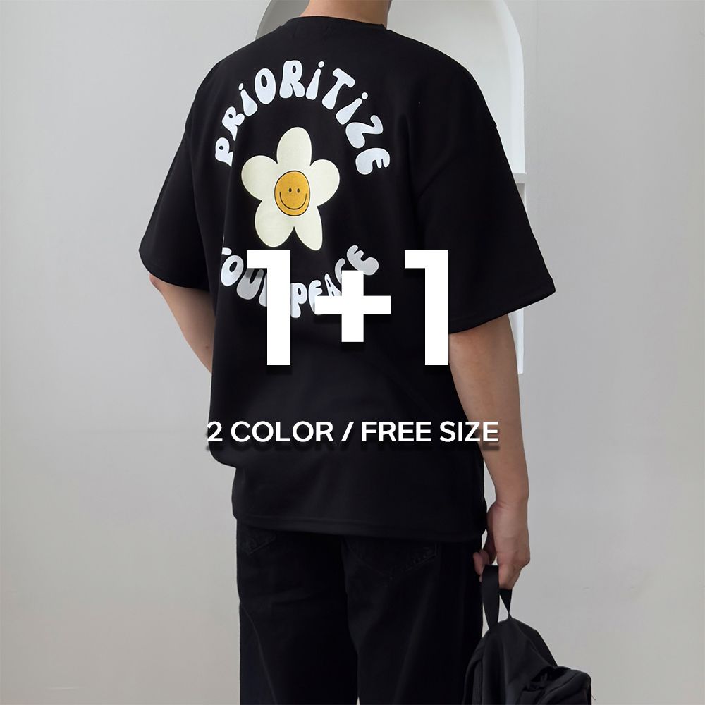 1+1 쿨링티 남자박스티 헬스오버핏반팔 - 상세 이미지 3