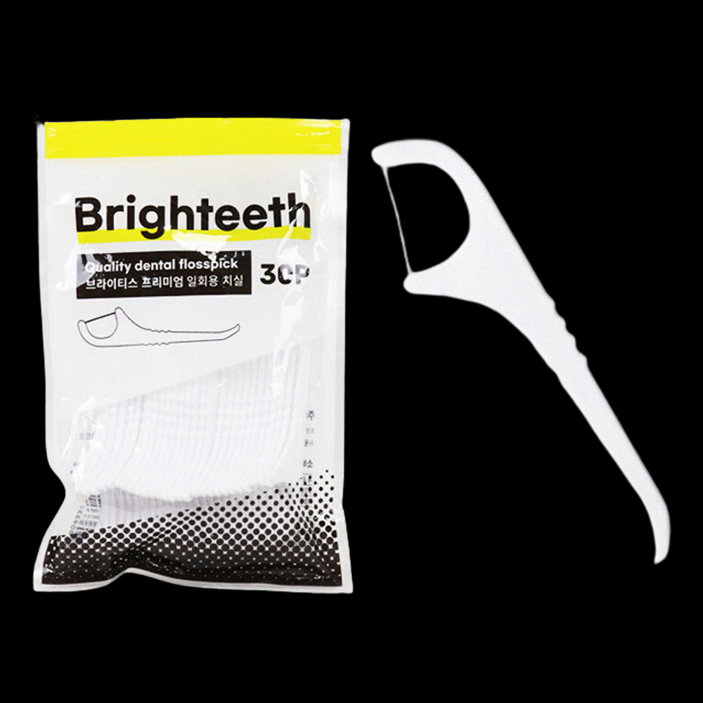 일회용 손잡이 어금니 치실 30p