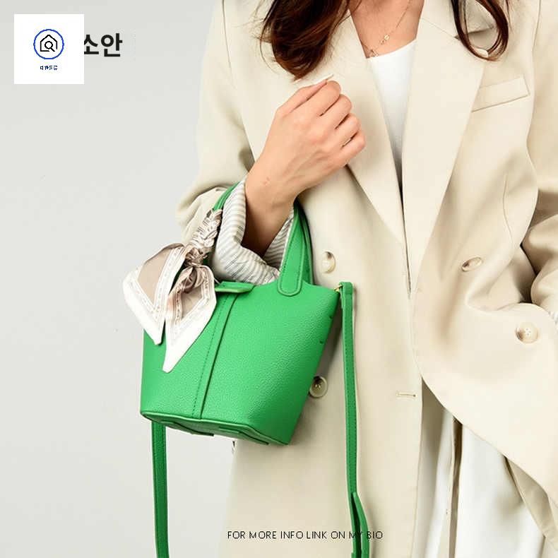 원통가방 미니 버킷백 스카프 - 상세 이미지 2