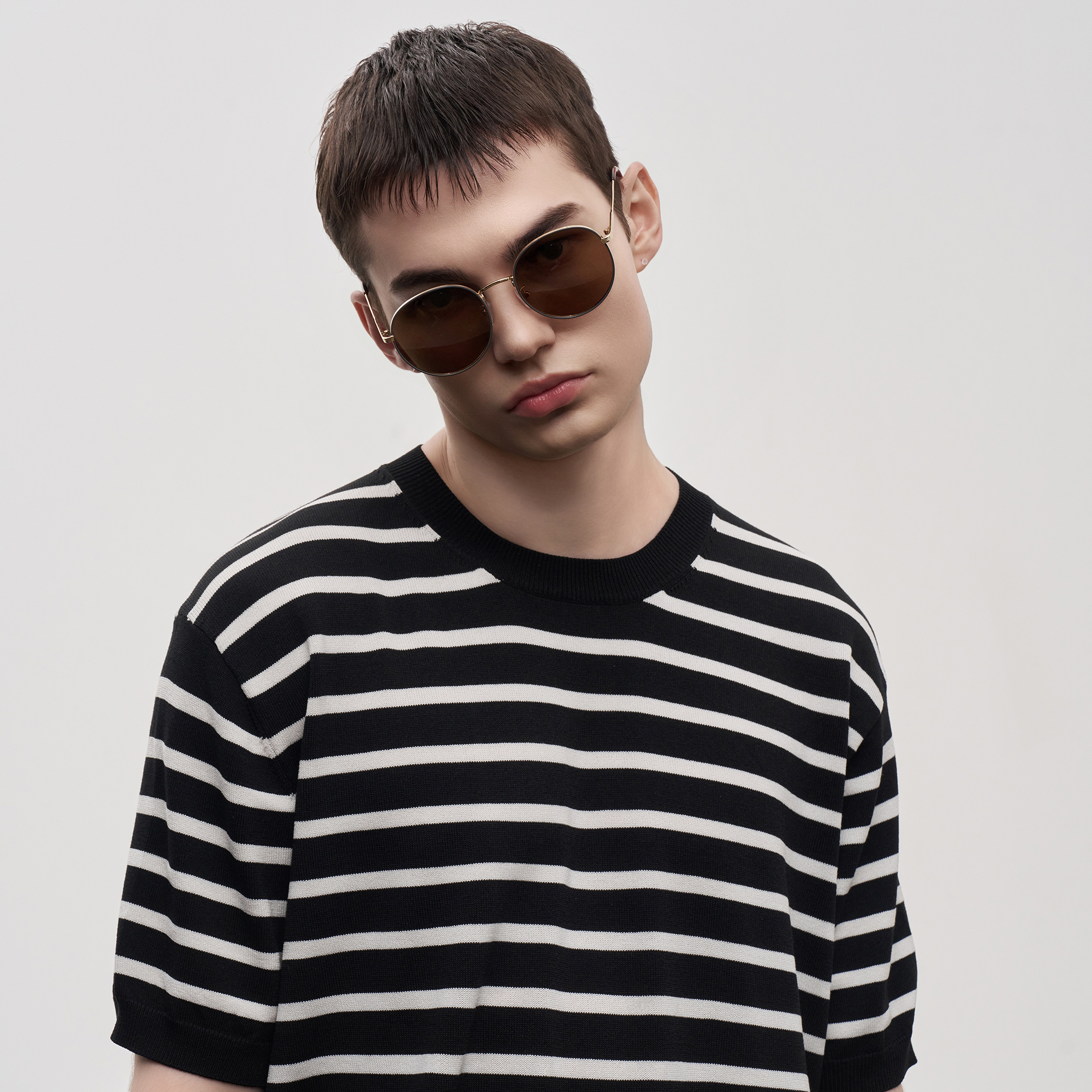 가벼운 초경량 동글이 UV 시력보호 자외선차단 편광렌즈 선글라스 - 상세 이미지 5