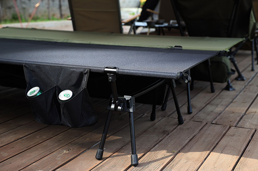 위오 감성 폴딩 와이드 캠프베드 경량 야전침대