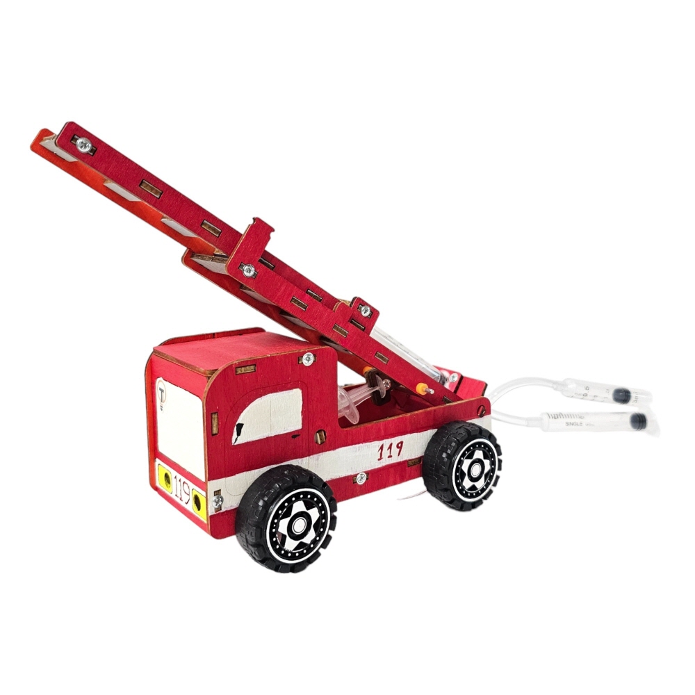 티처스 교과연계 과학키트 STEAM 유압 고가 소방사다리차 만들기 (R-52)