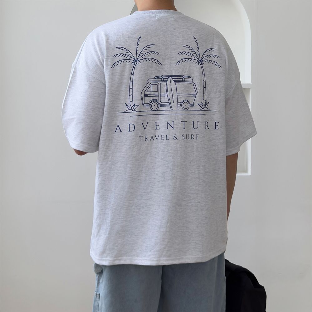 남자박스티 남자프린팅반팔 쿨티셔츠 - 상품 이미지