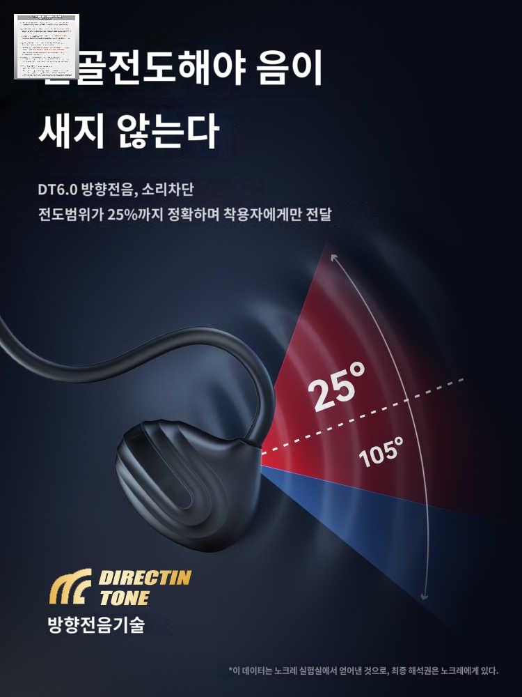 수영용이어폰 이어폰 스포츠 조깅 수중 귀걸이 수영용 - 상세 이미지 2