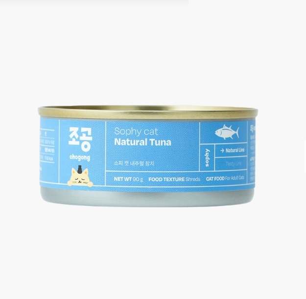 조공 고양이 주식캔 소피 내추럴 참치, 90g, 1개