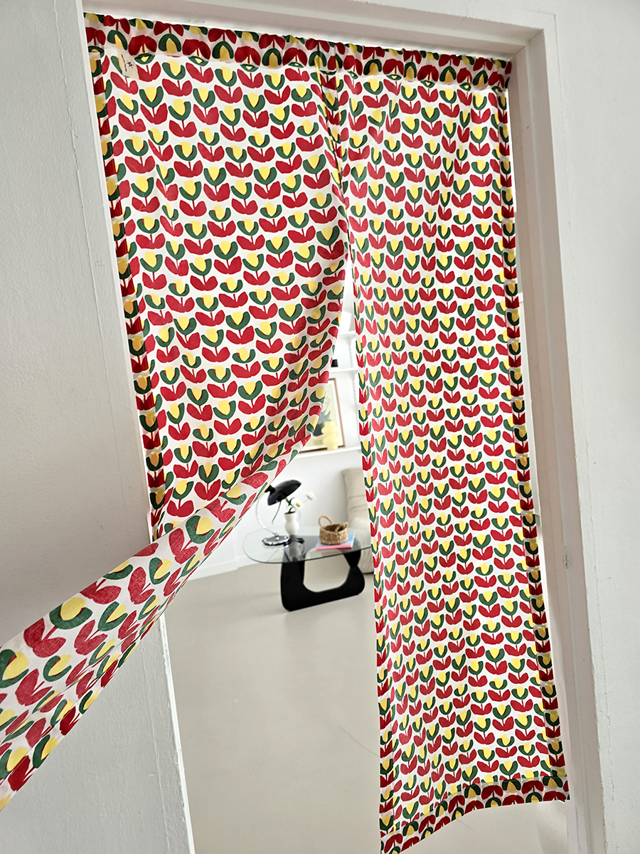 블랑쉬 라도노추추 레드 튤립 60수 바란스커튼 90x160 (자체제작) - 상세 이미지 5