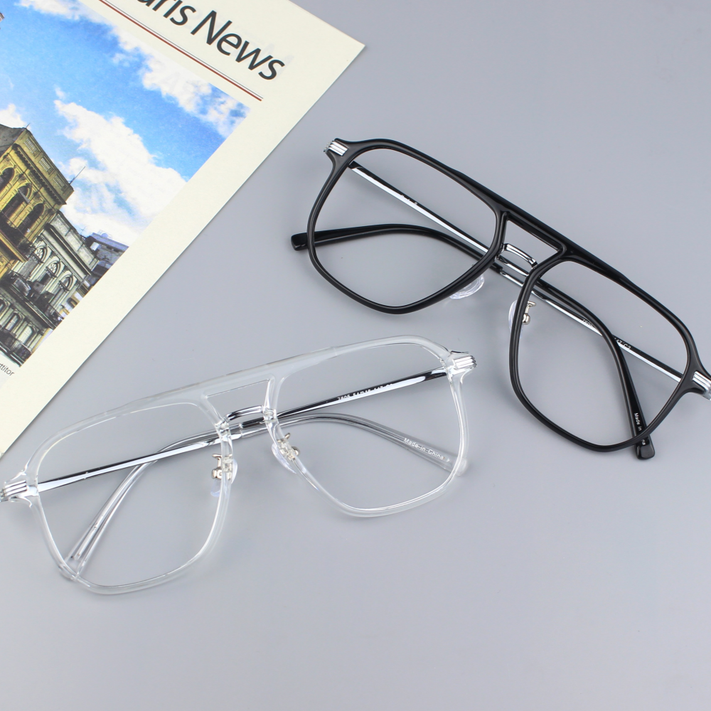 투명 투브릿지안경 보잉 뿔테안경 블루라이트차단 변색렌즈 대두 잠자리 가벼운안경테