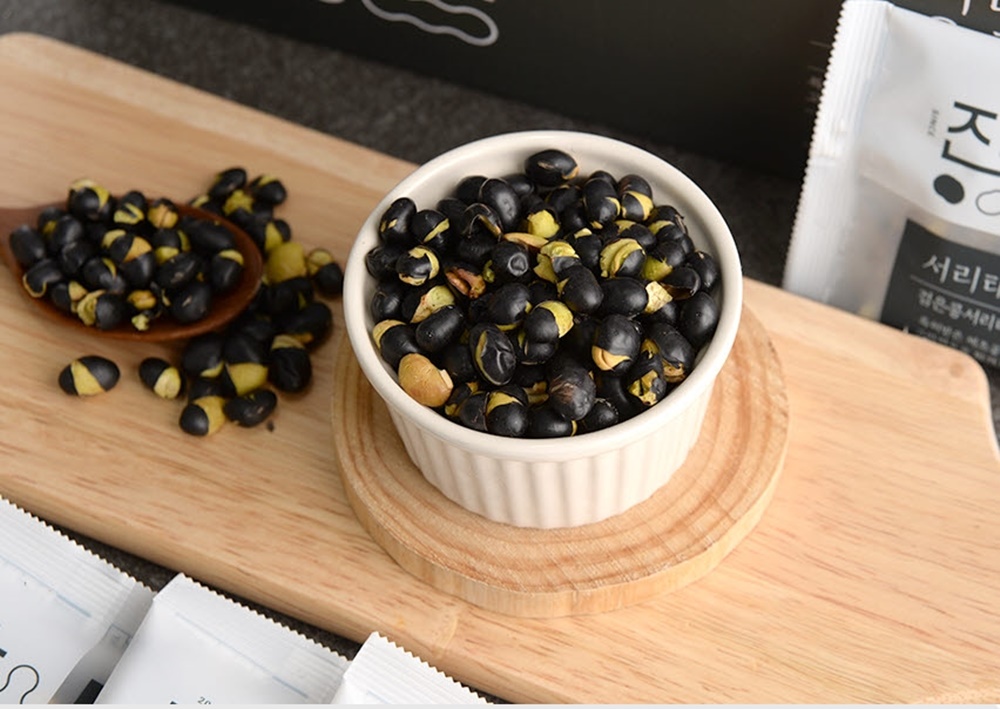 잔다리마을 서리태 볶음콩 12g33봉 선물용 온가족 건강간식 고소하고 담백한 영양간식 - 상세 이미지 4
