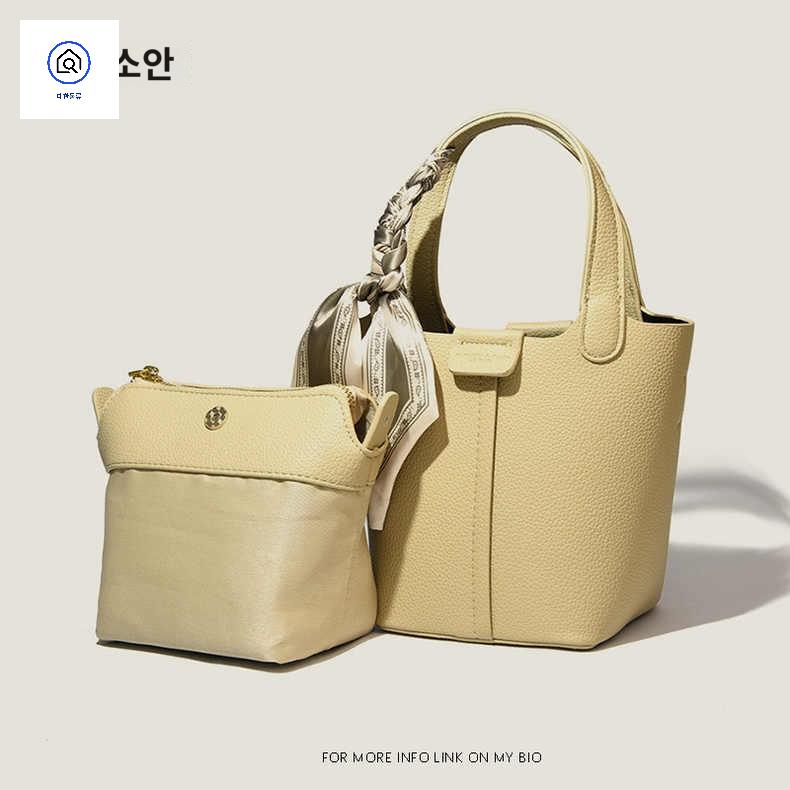 원통가방 미니 버킷백 스카프 - 상세 이미지 3