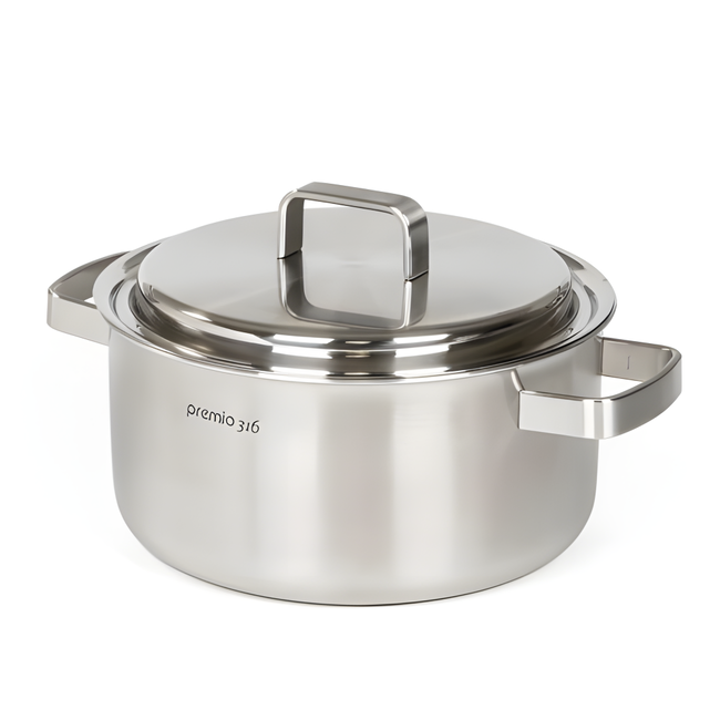 엘솜 통5중 스테인리스 316 냄비 찌개 인덕션 24cm - 상세 이미지 2