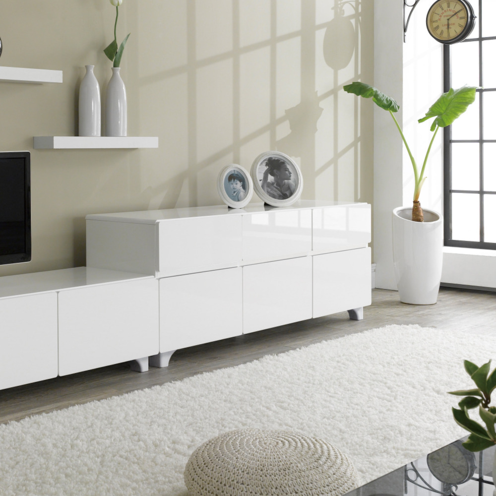 2단 하이그로시 1000tv장 높은 tv다이서랍장 티브다이 모던티비다이