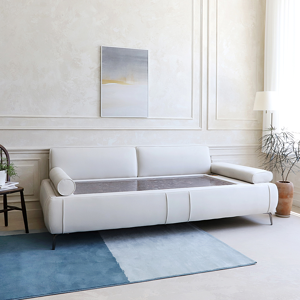 미카 3인용 패브릭 인테리어 돌쇼파 온열 온돌 소파베드 돌침대 CL513