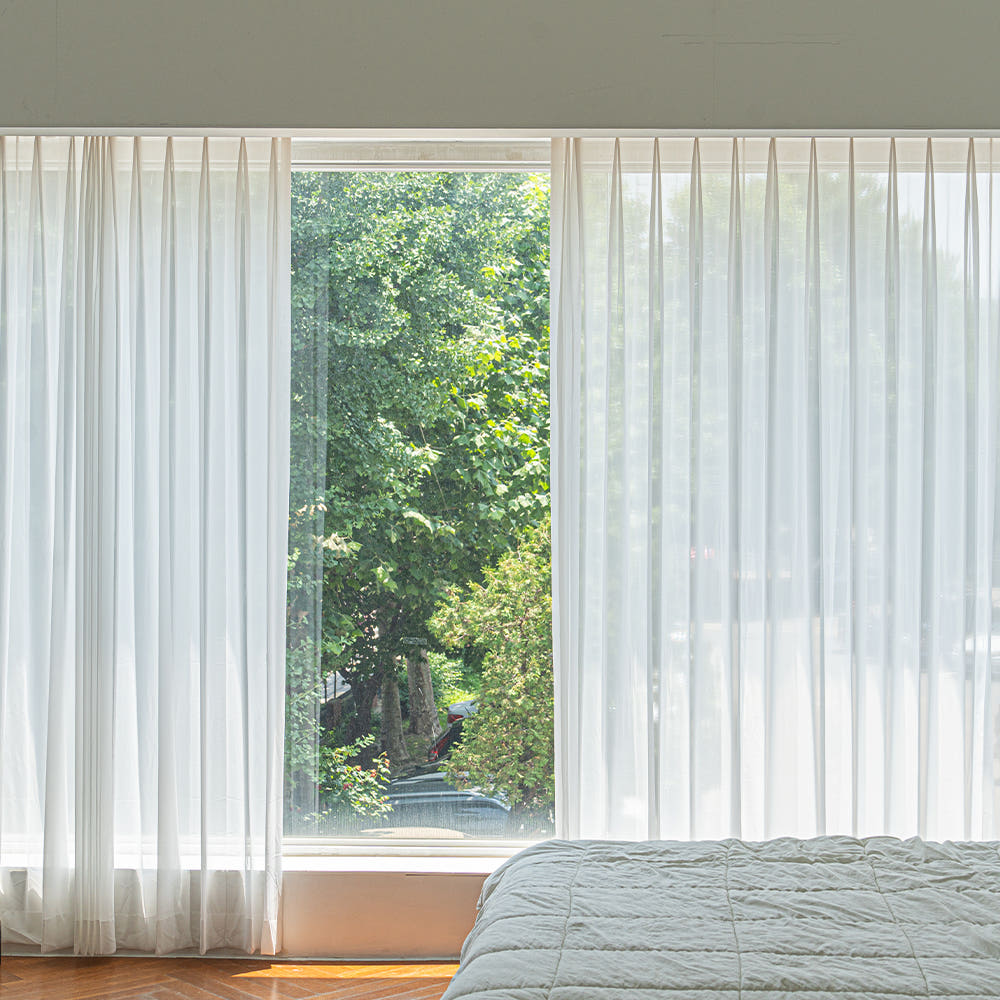 국내산 원단공장 먼지없는 퓨어화이트 나비주름 쉬폰커튼 가로60CM x 세로250CM 가격 추이 메종드 에떼르넬 국내산 원단공장 먼지없는 퓨어화이트 나비주름 쉬폰커튼 가로60CM x 세로250CM - 최저가 17,900원