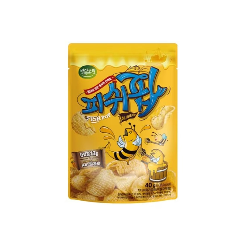 [ 1+1+1 ] 단백질영양스낵 피쉬팝 고단백 명태과자 40g 이미지 8