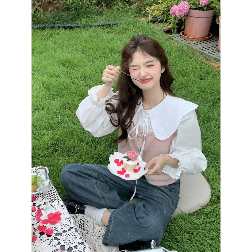 조선의 사랑꾼 48회 강수지 니트 조끼 로맨틱 데이트룩 의상 옷 패션 - 상세 이미지 4