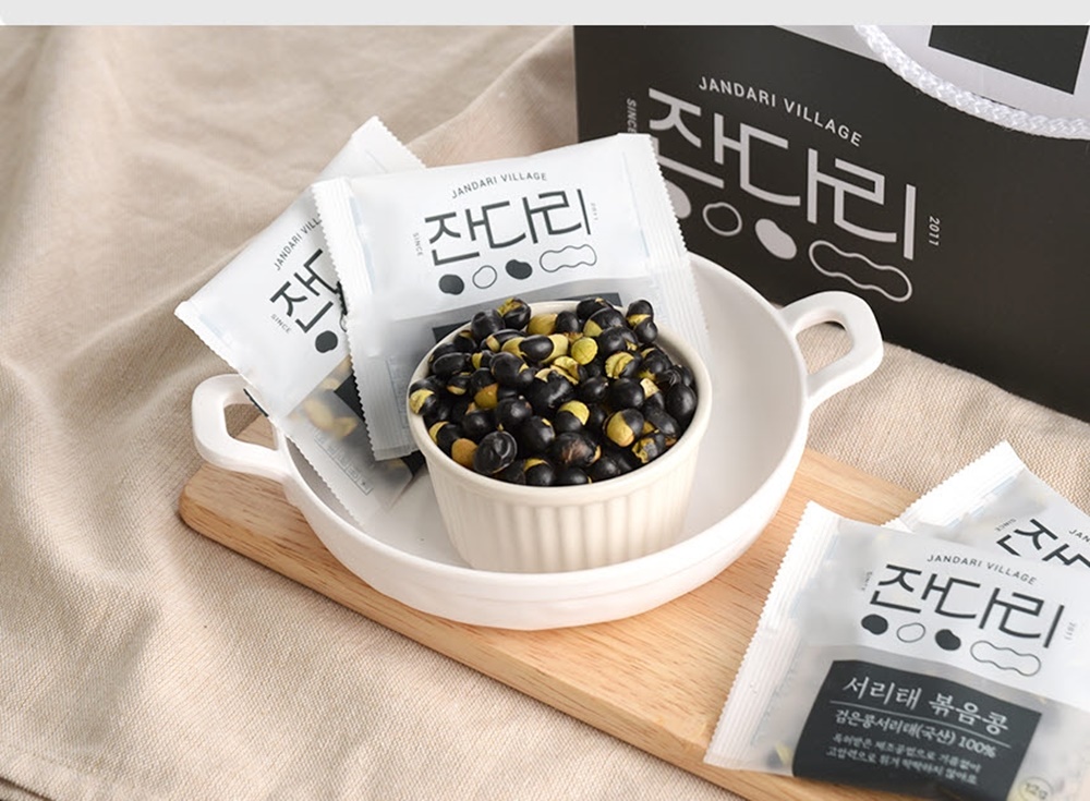 잔다리마을 서리태 볶음콩 12g33봉 선물용 온가족 건강간식 고소하고 담백한 영양간식 이미지 6